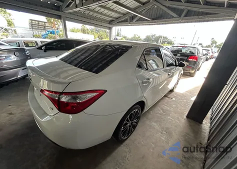 2016 Toyota Corolla L z USA, uszkodzony, nr VIN 2T1BURHE7GC583541